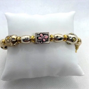 Brighton breast cancer awareness pink ribbon bracelet - Picture 1 of 8