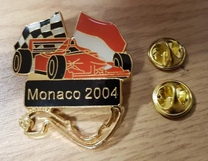Formula 1 Pin F1 Grand Prix 2004 Monaco with Track - Measures 35x38mm - Picture 1 of 1