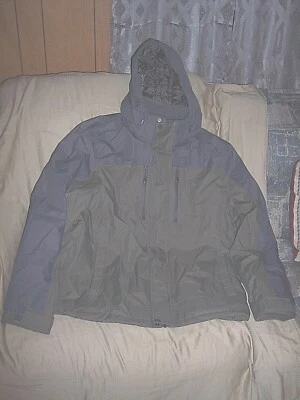 Mens Winter Parka 2X Insulated Jacket Water Resistant Hooded Cold Weather $120 - Image 1 of 4