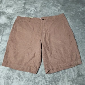 Goodfellow & Co The Every Wear Herrenshorts vorne flach 9 Zoll Schrittlänge Größe 36 braun - Bild 1 von 9