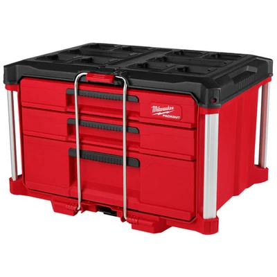 Milwaukee 48-22-8447 PACKOUT Multi-Depth 3-Drawer Tool Box - Image 1 of 4