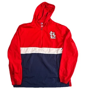 St. Louis Cardinals 1/4 Zip Jacke Windbreaker Gr. Medium neuwertig Baseball MLB - Bild 1 von 12