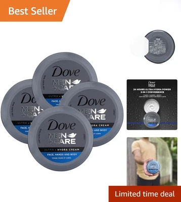 Ultra-Hydra Cream for Men - 24-Hour Moisturization, Fast-Absorbing & Non-Greasy - Image 1 of 4