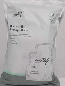 Motif Medical sacchetti di conservazione latte materno 8 oz sacchetti monouso 100 conteggi senza BPA - Foto 1 di 10