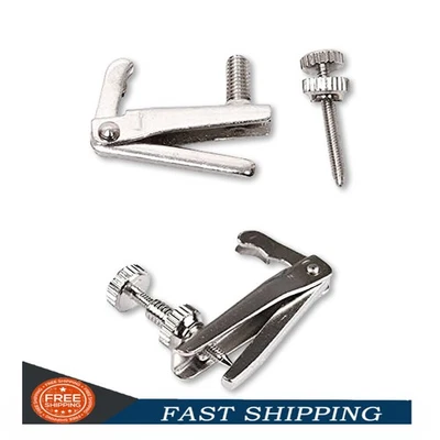 4pcs Violin Fine Tuners: Sleek Silvery Design, Fit 3/4 and 4/4 Violins - Image 1 of 4