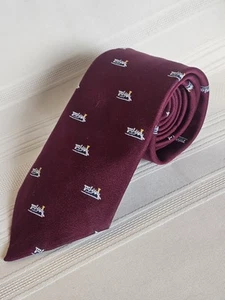 Country Clubs Train Mens 58 inch Dark Red Neck Tie - Picture 1 of 6