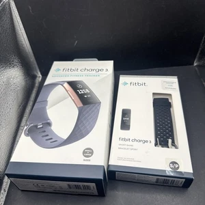 FITBIT CHARGE 3 ADVANCED FITNESS TRACKER SMALL + LARGE Armbänder ROSEGOLD - Bild 1 von 8