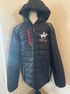 Geographical Norway Unisex Winter Jacket Large Quilted Hooded Jacket - Picture 1 of 7