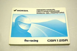 HONDA ORIGINAL, CBR 125 R, edición 2003, manual del conductor, OWNER`S MANUAL  - Imagen 1 de 1