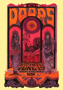 2026 Wall Calendar (12pg) THE DOORS Vintage Magazine Cover Music Posters 1174 - Picture 1 of 2