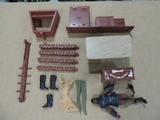 Mego Vintage POTA Planet of the Apes Treehouse Parts Weapons Bench Legs Table