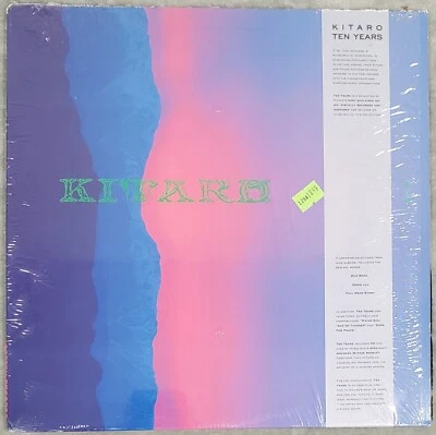 Kitaro – Ten Years 1988 2LP Geffen Records GHS 24207 Shrink Insert EX Free Ship Foto 1 de 4