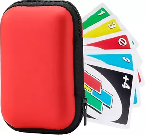 GORILLAPLANET Travel Carrying Case Compatible for UNO Card Games - Hard Water... - Picture 1 of 12