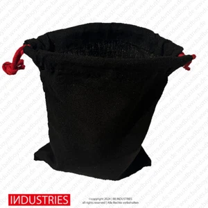 Schwarz Rot Radschraubenbeutel Radmutternsack Schraubensäckchen 100% Baumwolle - Bild 1 von 2