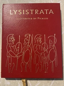 Lysistrata by Aristophanes Illustrated by Picasso Easton Press Leather 1983 - Picture 1 of 4