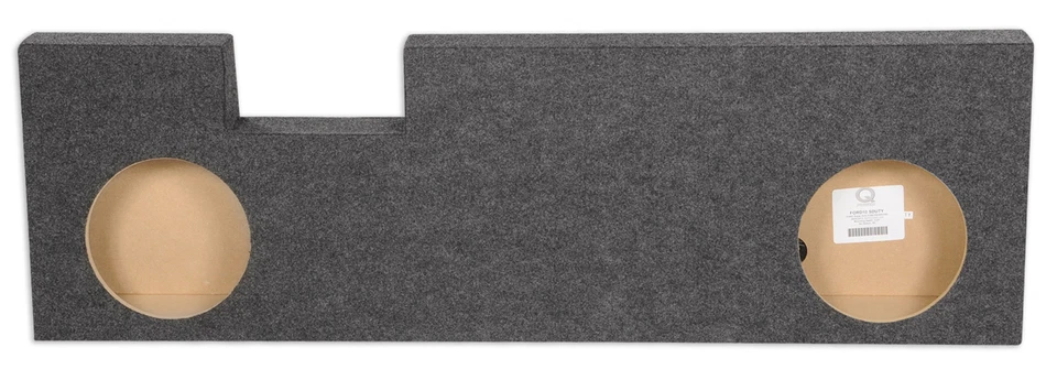 Dual 10" Subwoofer Box Enclosure for 2004-2016 Ford F250/350/450 Super Duty Crew - Image 1 of 4