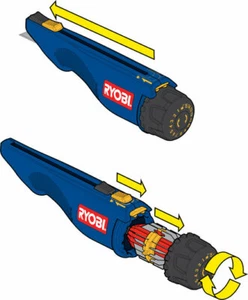 Ryobi Fein Würth Nack Ersatzmesser Patrone Haken-Klingen Cutter Teppichmesser  - Bild 1 von 19