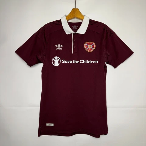 HEART OF MIDLOTHIAN 2017 2018 HOME FOOTBALL SHIRT SOCCER JERSEY UMBRO sz M MEN Cover