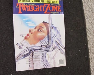 Twilight Zone Magazine Feb 1989 - SIGNED Frederik Pohl VG Science Fiction - Picture 1 of 2