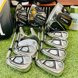 Callaway Fullset ROGUE ST 1w3w4ut ROUGUE STAR Iron 5-9P 11Pcs R Flex Golf Club - Picture 1 of 24