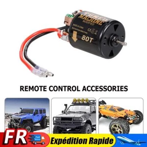 Moteur brossé F540 80T étanche pour voiture 1/10 RC chenille axiale SCX10 JL - Photo 1/9