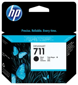 HP 711 80-ml Black DesignJet Ink Cartridge - Zdjęcie 1 z 5