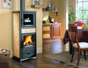 Kaminofen La Nordica Thermo Rossella Plus forno wasserf. perga. 11,1kW - Bild 1 von 1