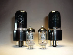 6P6S + 6J1P = 6P6P + 6J1 China Röhren Set für Upgrade China Verstärker MATCHED - Bild 1 von 4