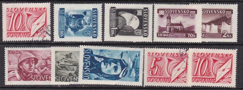 SLOVAKIA ^^^^^^sc# 38//J38   mint & used collection  $$@ lar 1031slova - Image 1 of 1