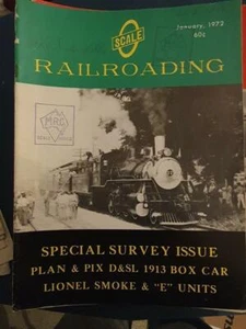 Revista de ferrocarril a escala enero de 1972 buen estado - Imagen 1 de 1