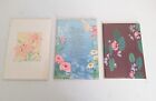 Lot Of 3 Nos Vintage Hallmark Mini-Pack Notes Flowers Pkg Of 3 Cards & Env.