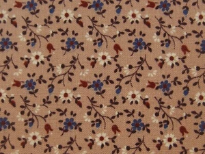 Fabric Tiny Flower fabric 42" x 26" by cranston print works no:305 - Picture 1 of 4