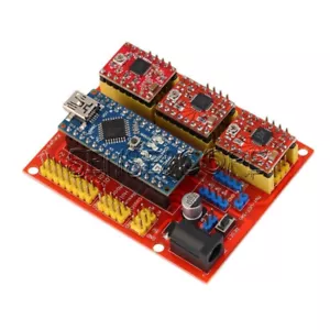 A4988 CNC Shield V4 Expansion Board Set With USB Cable For Arduino 3D Printer - Bild 1 von 6