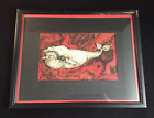 Vintage "Homage to the Whale" Framed Art Work