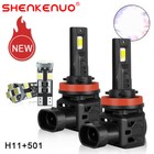 For Honda Civic MK10 2016-2023 H11 LED Headlight Bulbs Kit Low Beam White 6000K