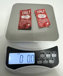 Taco Bell Defective Fire Sauce Packet Sealed Empty (2) - Picture 1 of 5