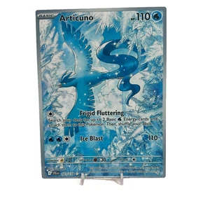 Articuno Illustration Rare - Journey Together | Jumbo Metal 6" x 8" Card Gift - Picture 1 of 3