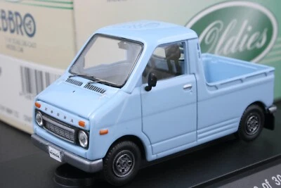 Ebbro 43187 1: 43 比例本田 Life Pick Up 1973 压铸模型汽车蓝色 — 第 1/4 张图片