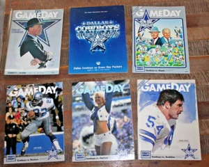 (6) Dallas Cowboys 1983 to December 1984, GAMEDAY Vintage Program Magazines, Lot - Picture 1 of 7