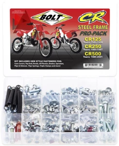 Bolt Honda CR 125 250 500 Steel Frame Pro-Pack Metric Factory Kit Set 85-01 - Picture 1 of 1