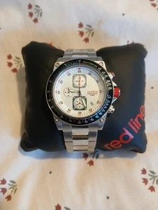 Redline Chronograph 316L Stainless Water Resistant Watch Nice - Picture 1 of 3