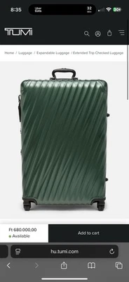 Tumi 19 Degree Luggage Forest Green Aluminum 30.5" Extended Trip MSRP$ 1495 - Image 1 of 4