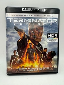 TERMINATOR GENISYS (2015) 4KUHD & Blu-ray ~ Schwarzenegger Sci-Fi ~ LIKE NEW! - Picture 1 of 3