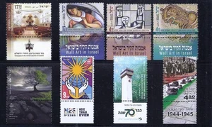 ISRAEL 2025 MAY ISSUE 8 STAMPS MNH + LEAFLETS - Picture 1 of 1