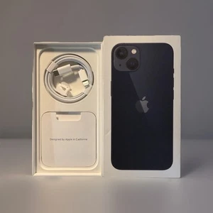 Boite d'origine pour Apple iPhone 13 Noir 256 Go - BOITE SEULE avec accessoires - Photo 1 sur 3