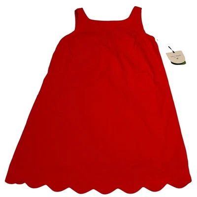 00681 Vestido Kate Spade New York bainha vieira linha A sem mangas gola quadrada tamanho P - Imagem 1 de 4