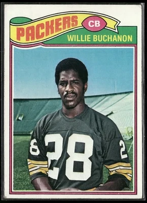 1977 Topps #402 Willie Buchanon - Image 1 of 2