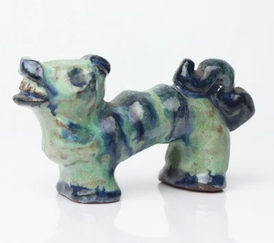 Austrian Wiener Werkstätte Gudrum Baudisch Ceramic Dragon Sculpture Figurine - Image 1 of 4