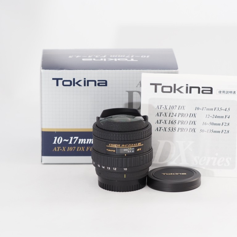 【中古】TOKINA10-17mm 魚眼 APS-C　Canon用 Amazon.co.jp: Tokina 魚眼ズームレンズ AT-X 107 DX Fisheye 10-17mm