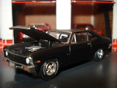 1969 CHEVROLET NOVA SS 350  MUSCLE CAR LIMITED EDITION 1/64 GL  BLACK - Image 1 of 4